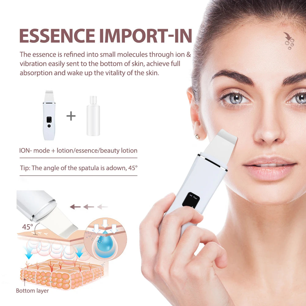Lunaria™ SonicSkin Wand – Deep Facial Cleanser & Pore Detox