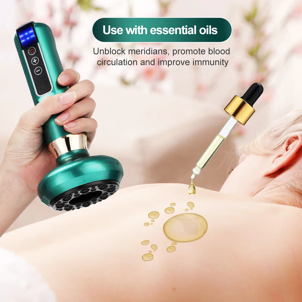 Lunaria™ BodySculpt Pro – Electric Cupping & Infrared Slimming Massager