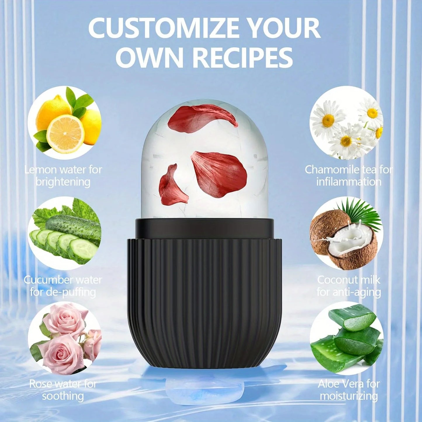 Lunaria™ Ice Ball Face Massager – Sculpt & Glow