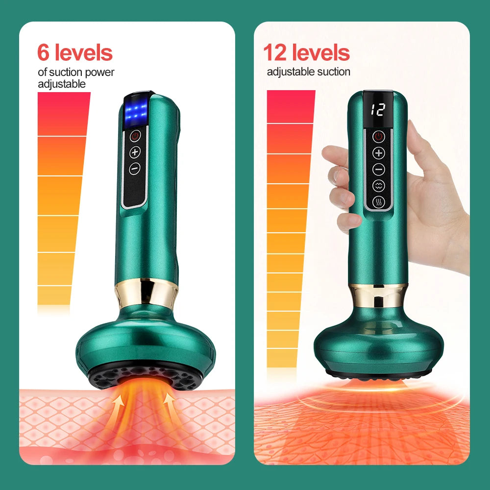 Lunaria™ BodySculpt Pro – Electric Cupping & Infrared Slimming Massager