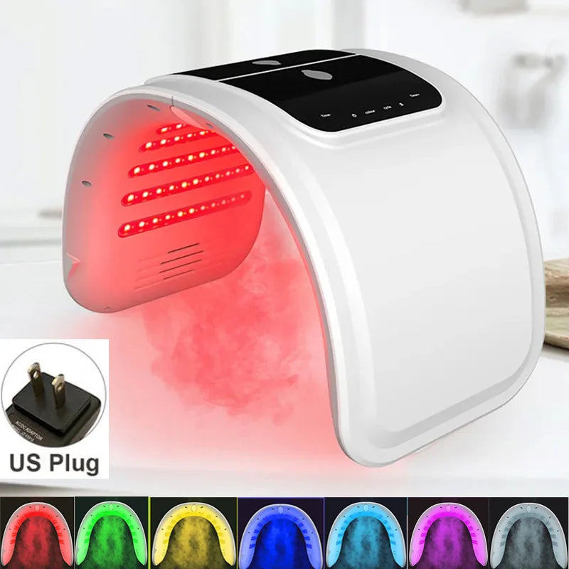 Lunaria™ SpaGlow 7-Color LED Mask – Pro Facial & Body Rejuvenation