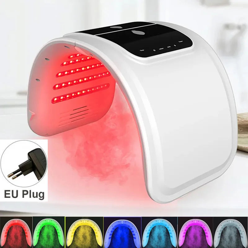 Lunaria™ SpaGlow 7-Color LED Mask – Pro Facial & Body Rejuvenation
