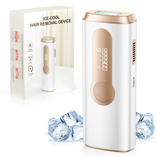 Lunaria™ IceCool IPL – 3-in-1 Painless Hair Removal for Face & Body