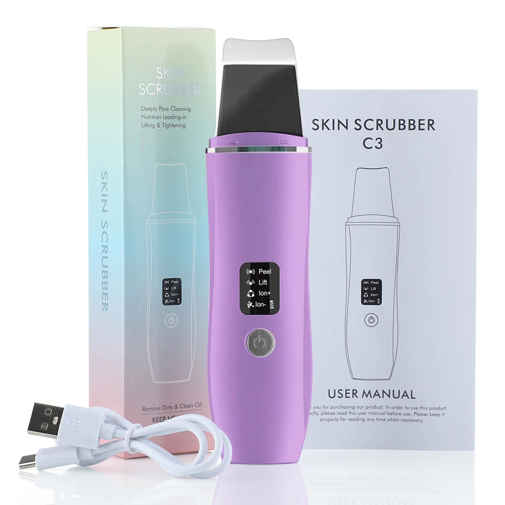 Lunaria™ SonicSkin Wand – Deep Facial Cleanser & Pore Detox
