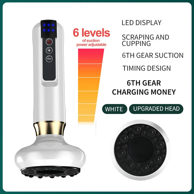 Lunaria™ BodySculpt Pro – Electric Cupping & Infrared Slimming Massager