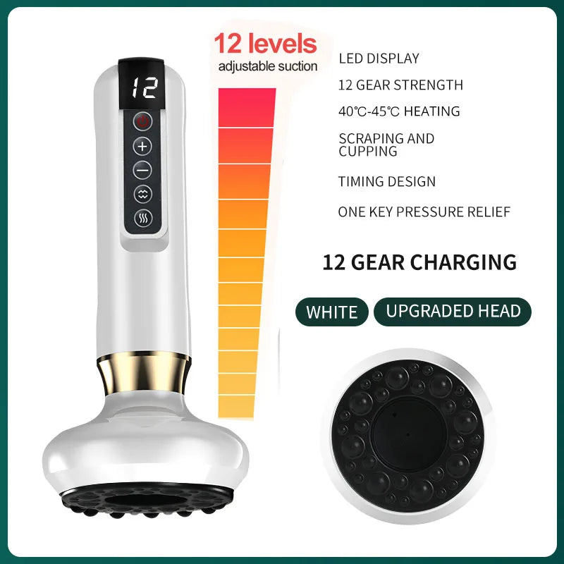 Lunaria™ BodySculpt Pro – Electric Cupping & Infrared Slimming Massager