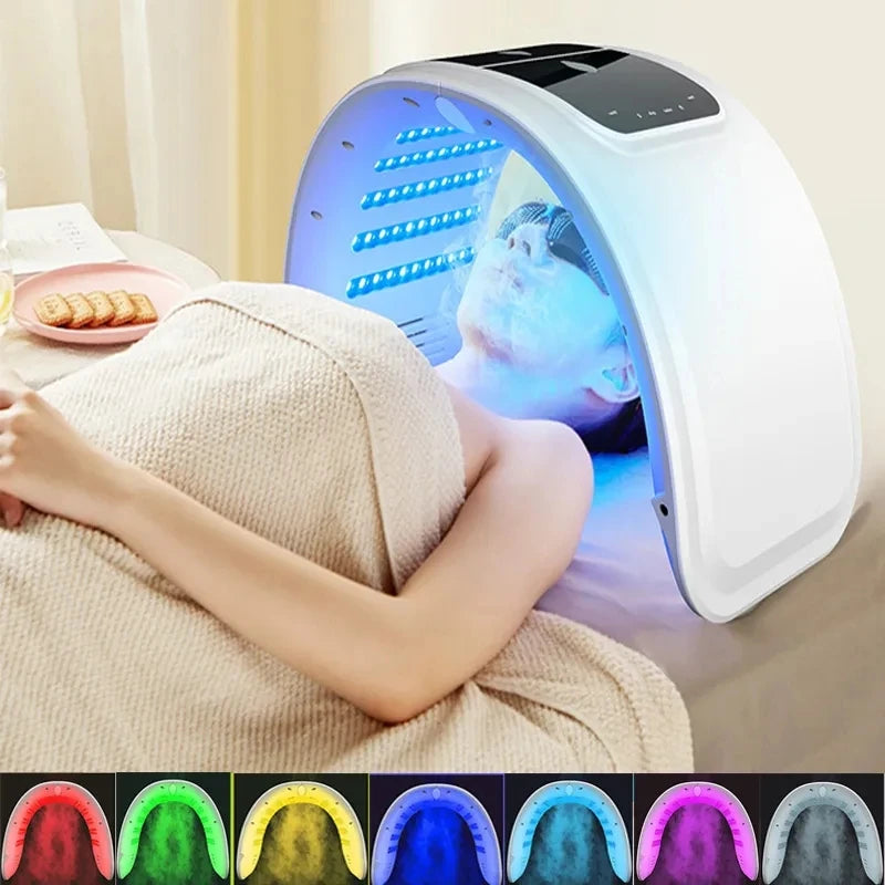 Lunaria™ SpaGlow 7-Color LED Mask – Pro Facial & Body Rejuvenation