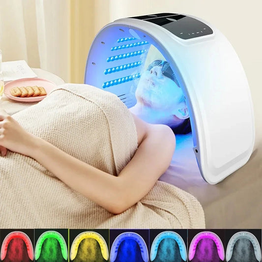 Lunaria™ SpaGlow 7-Color LED Mask – Pro Facial & Body Rejuvenation