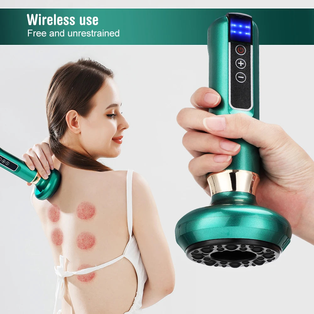 Lunaria™ BodySculpt Pro – Electric Cupping & Infrared Slimming Massager