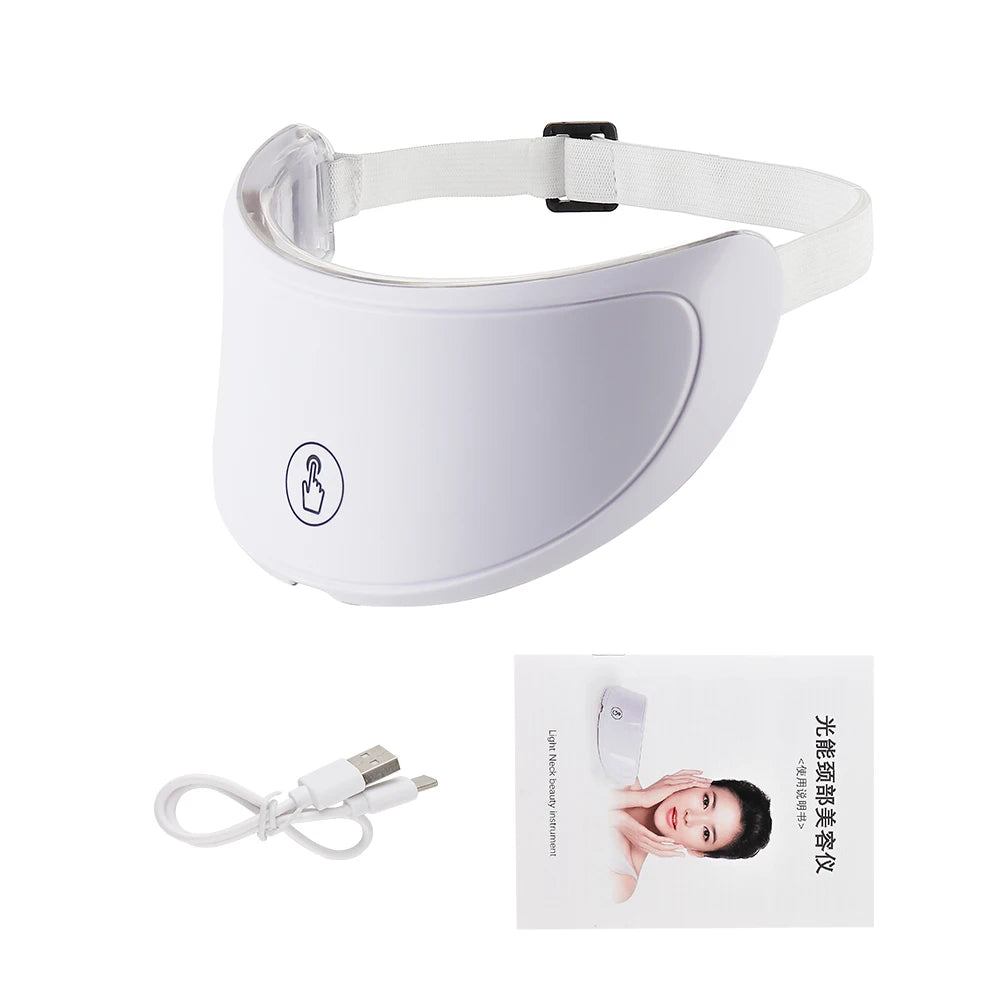 Lunaria™ Face & Neck Lift – LED Beauty Massager for Firm, Radiant Skin