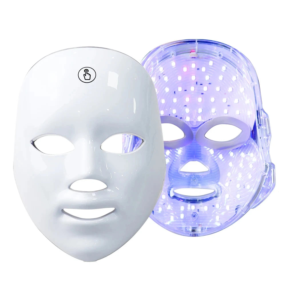Lunaria™ LED Glow Mask – 7 Colors Light Therapy for Clear, Youthful Skin