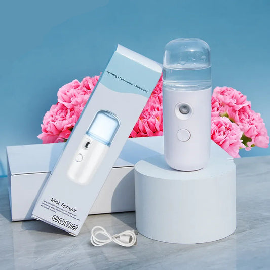 Lunaria™ GlowMist Mini – Wireless Nano Facial Hydration Spray