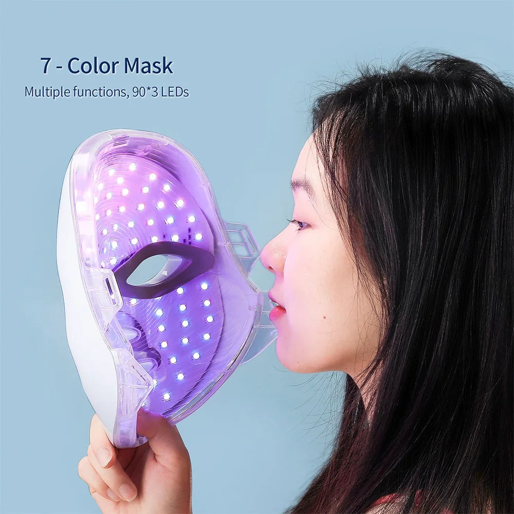 Lunaria™ Face & Neck Lift – LED Beauty Massager for Firm, Radiant Skin
