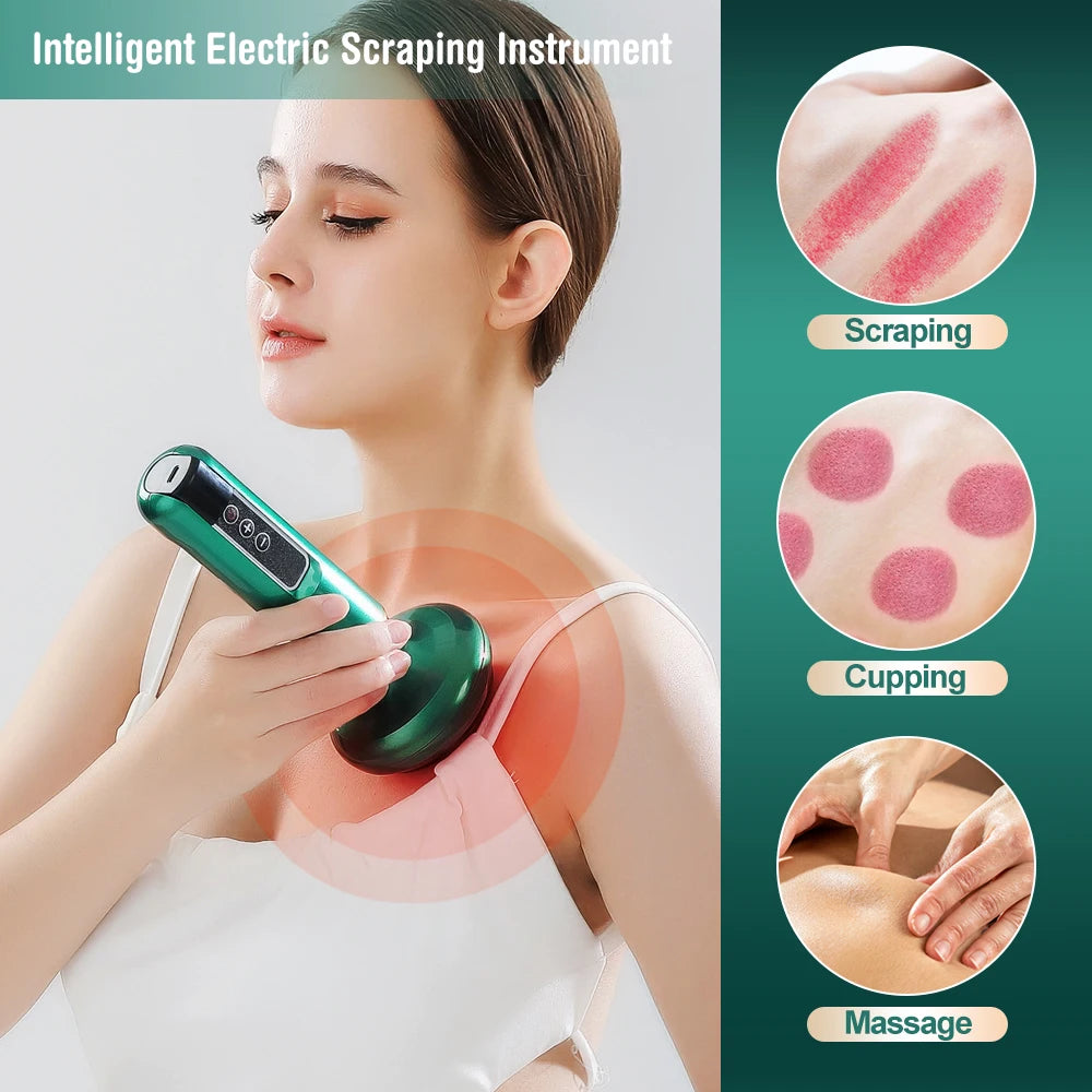 Lunaria™ BodySculpt Pro – Electric Cupping & Infrared Slimming Massager